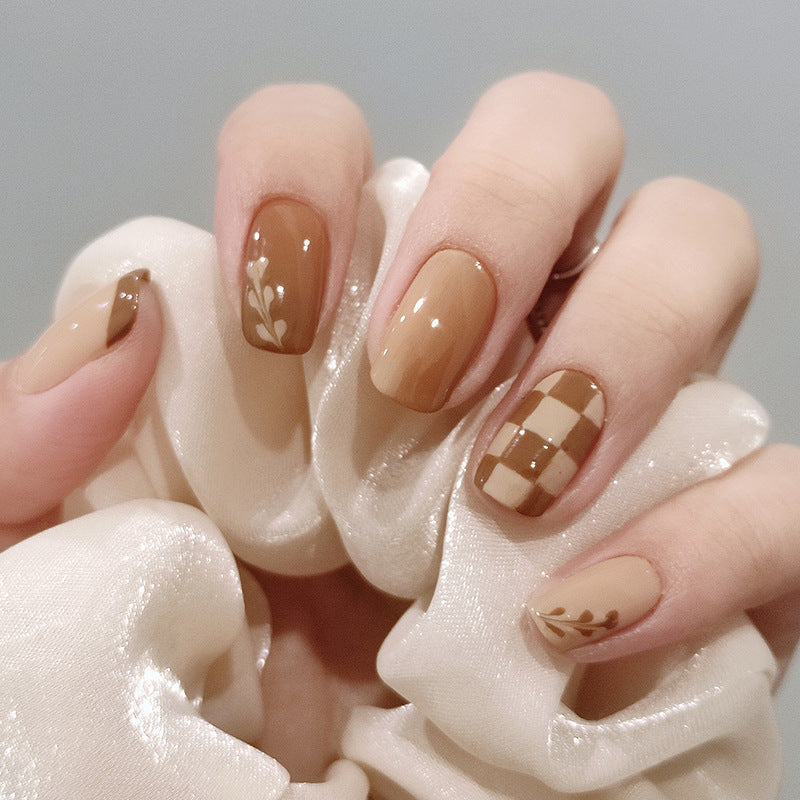 Latte Pull Wearing Nail Patch