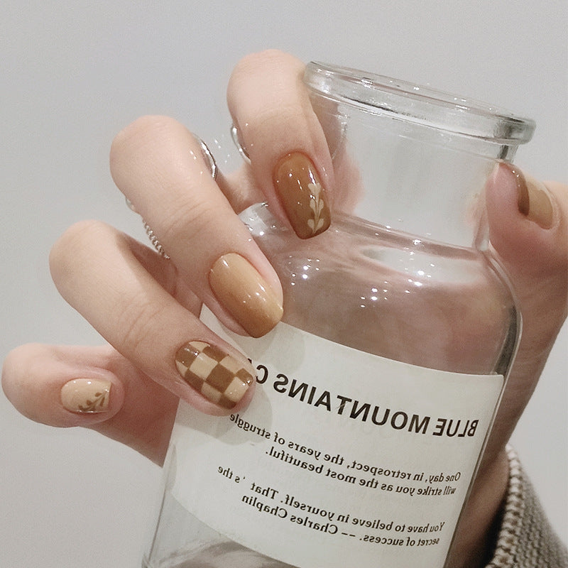 Latte Pull Wearing Nail Patch